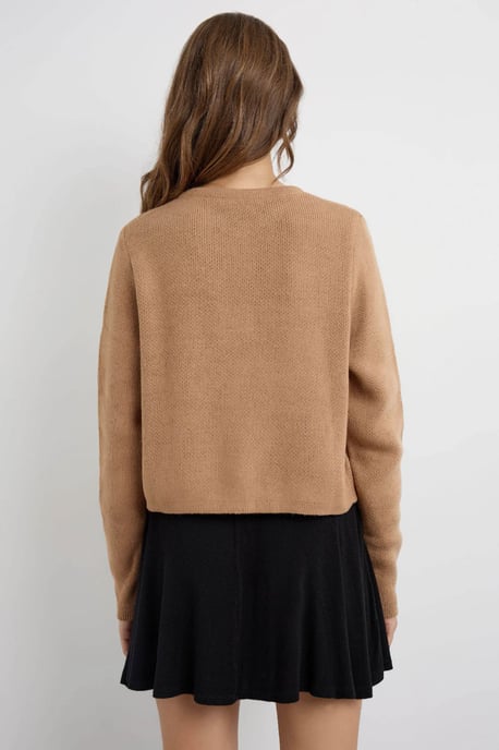 Geknoopte Brei Cardigan - Image 5