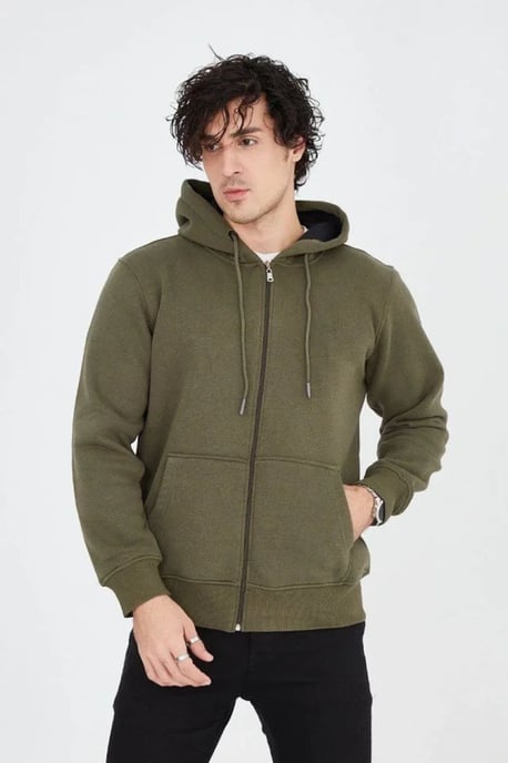 Met zak hooded ritscardigan - Image 3