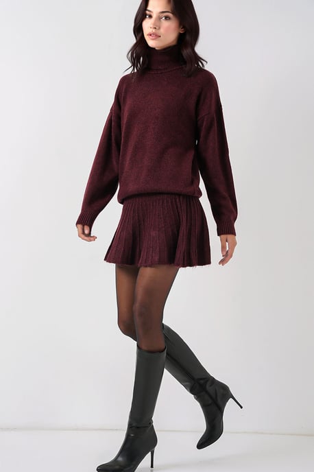 Gestructureerde Oversized Coltrui Brei Set - Image 2