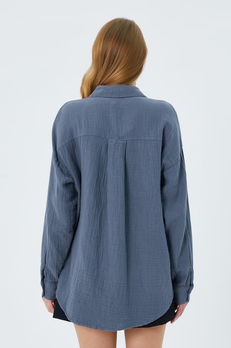 Oversized Shirt met Pocketdetail - Image 6
