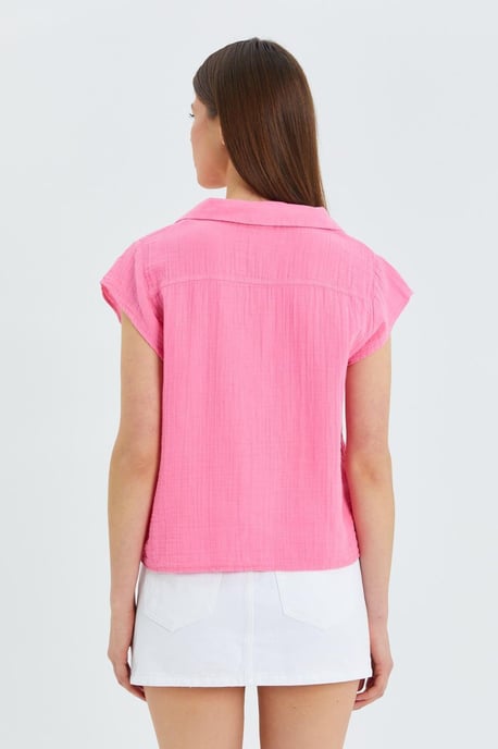 Crop Shirt met Strikdetail - Image 6