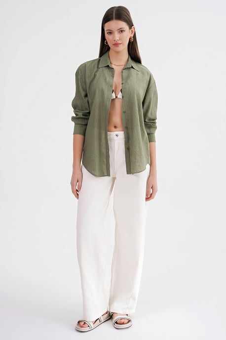 Ontspannen Fit Poplin Shirt - Image 2