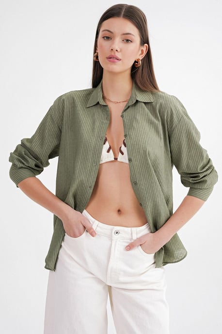 Ontspannen Fit Poplin Shirt - Image 3