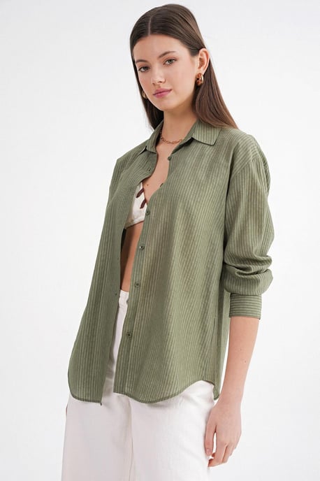 Ontspannen Fit Poplin Shirt - Image 4