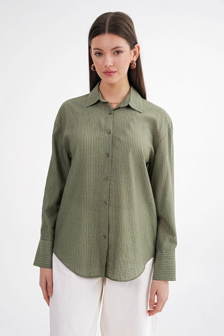 Ontspannen Fit Poplin Shirt - Image 5