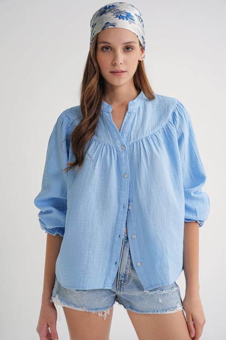 Musselijn Katoenen Shirt - Image 2