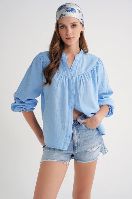Musselijn Katoenen Shirt - Image 3