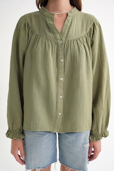 Musselinen Katoenen Shirt - Image 3