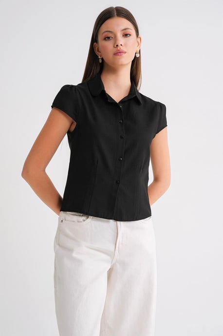 Slim Fit Poplin Overhemd - Image 2
