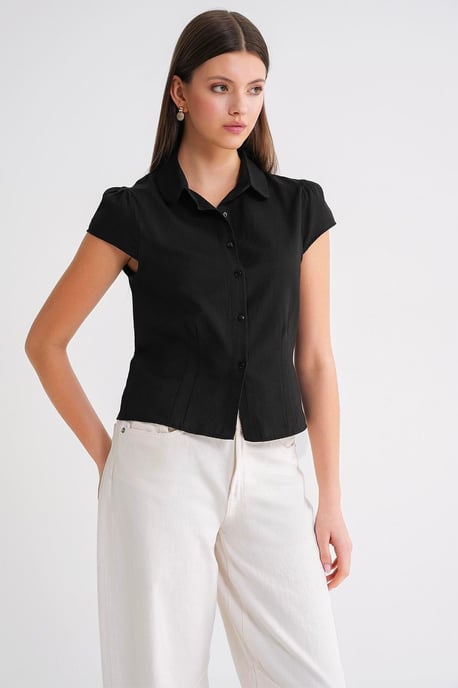 Slim Fit Poplin Overhemd - Image 3