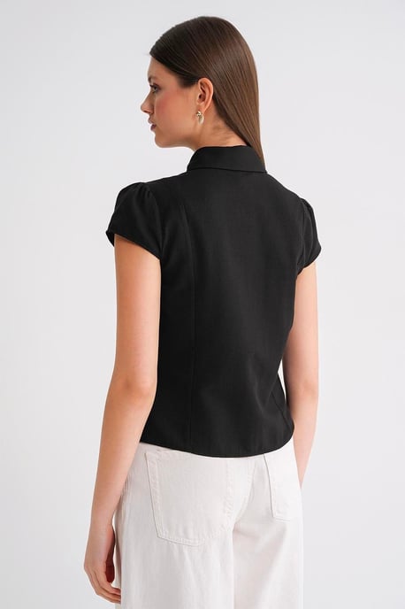 Slim Fit Poplin Overhemd - Image 6
