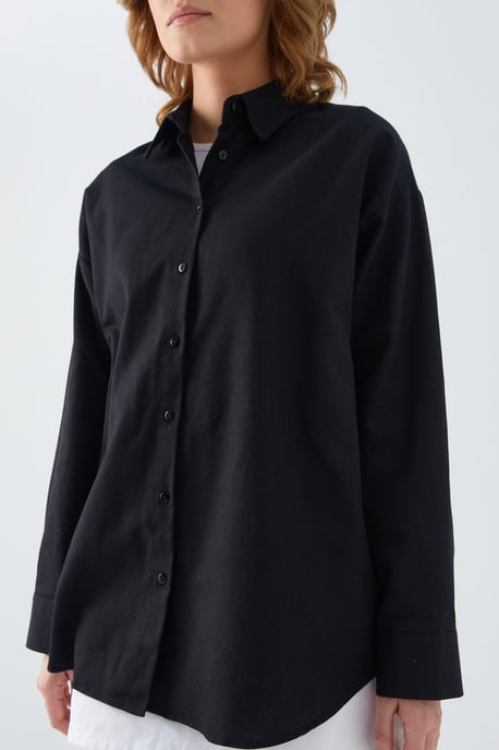 Överdimensionerad Poplin Skjorta - Image 4