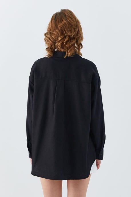 Överdimensionerad Poplin Skjorta - Image 6
