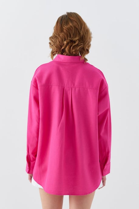 Överdimensionerad Poplin Skjorta - Image 5