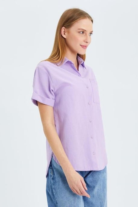 Korte Mouwen Shirt met Zakken - Image 5