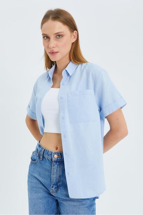 Korte Mouwen Shirt met Zakjes - Image 5