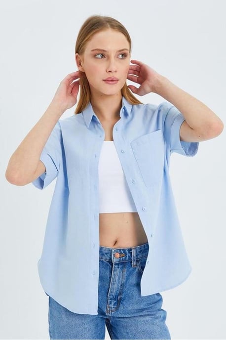 Korte Mouwen Shirt met Zakjes - Image 6