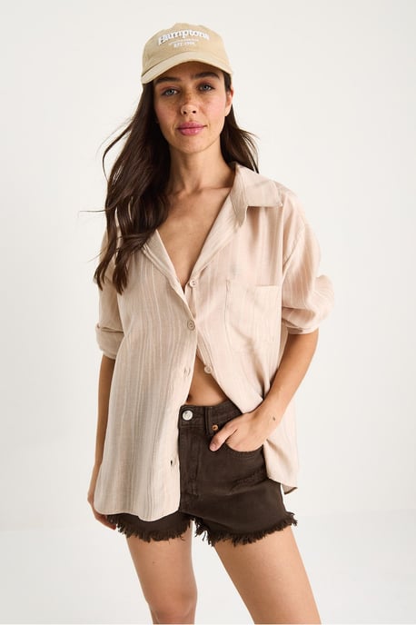 Buttoned Pocket Long Sleeve Shirt - Image 3