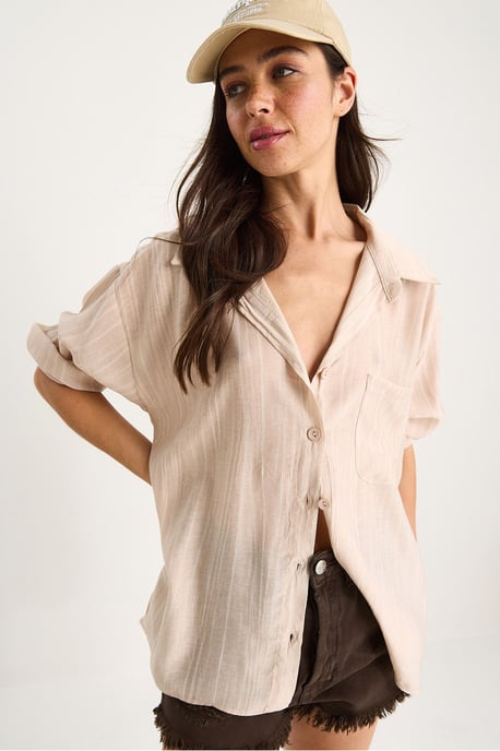 Buttoned Pocket Long Sleeve Shirt - Image 4