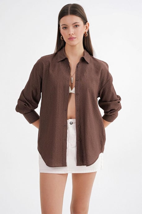 Relaxed Fit Poplin Shirt - Image 1