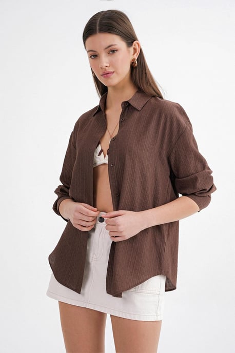 Relaxed Fit Poplin Shirt - Image 4