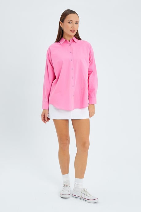 Langnekkig Katoenen Shirt - Image 2