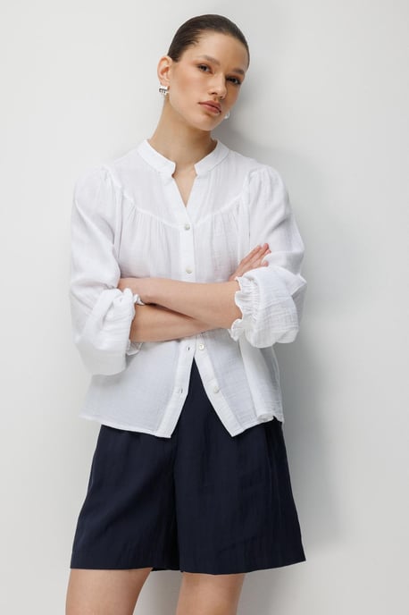Musselin Katoenen Shirt - Image 3