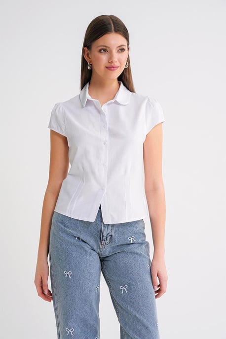 Slim Fit Poplin Shirt - Image 4