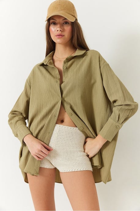 Overmaatse Textuurshirt - Image 2