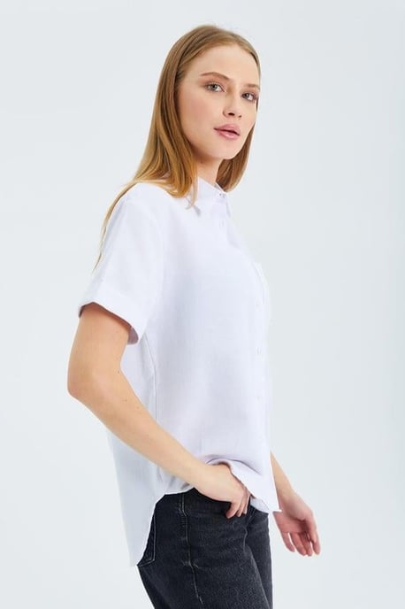 Korte Mouw Shirt met Zakken - Image 5