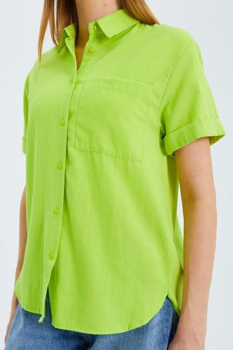 Korte Mouwen Shirt met Zakken - Image 4