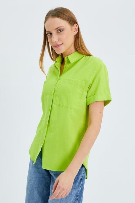 Korte Mouwen Shirt met Zakken - Image 5