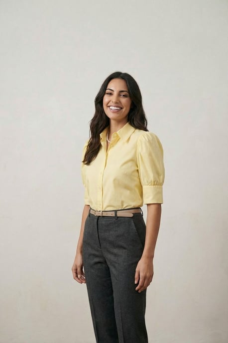 Geknoopte Poplin Shirt met Overhemdkraag - Image 3