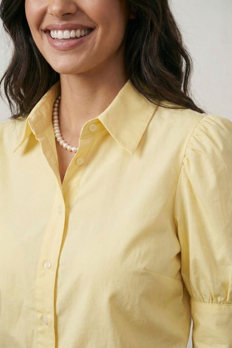 Geknoopte Poplin Shirt met Overhemdkraag - Image 4