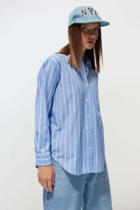 Gestreepte Relaxed Fit Shirt - Image 2