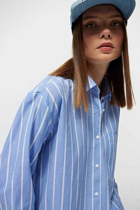 Gestreepte Relaxed Fit Shirt - Image 4