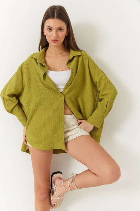 Overmaatse Textuurshirt - Image 3