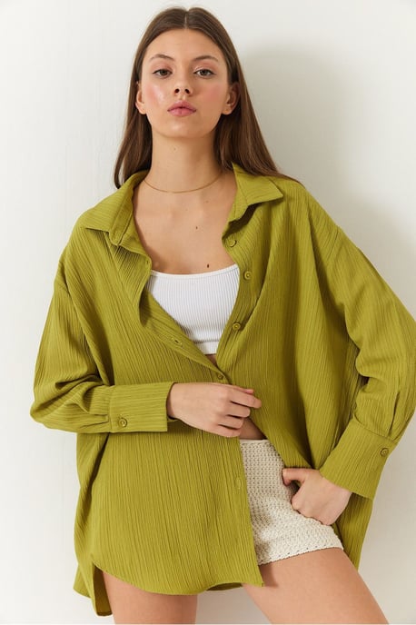 Overmaatse Textuurshirt - Image 4