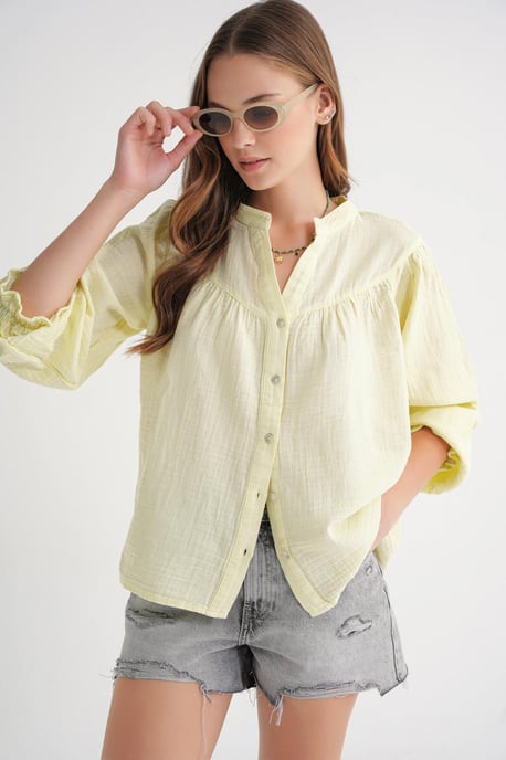 Musselin Katoenen Shirt - Image 3