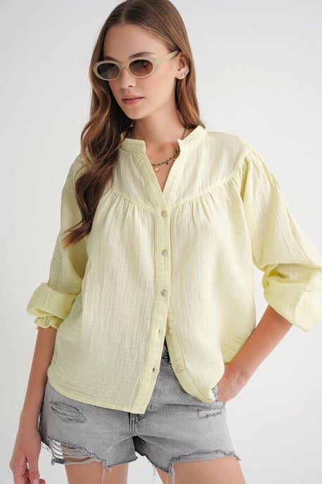 Musselin Katoenen Shirt - Image 4