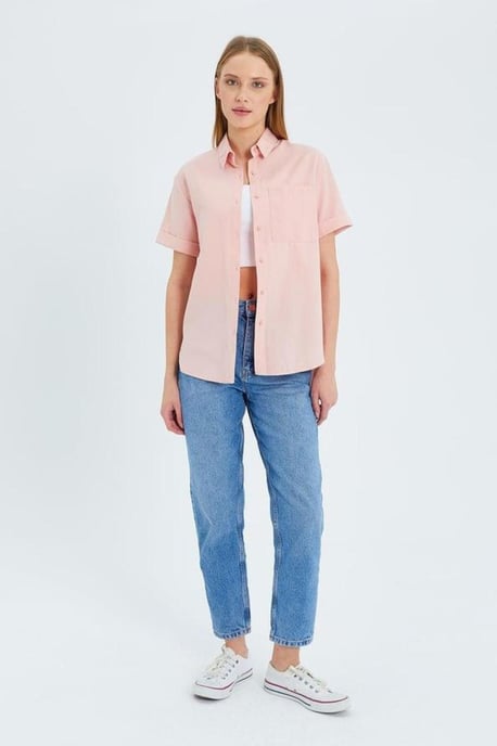 Korte Mouw Shirt met Zakken - Image 2