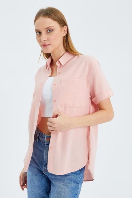 Korte Mouw Shirt met Zakken - Image 3