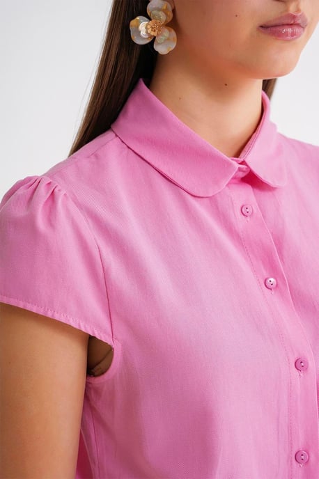 Slim Fit Poplin Shirt - Image 3