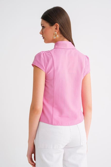 Slim Fit Poplin Shirt - Image 4