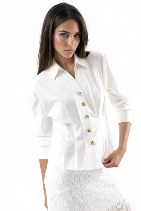 Strak Fitted Overhemd met Knopdetails - Image 1