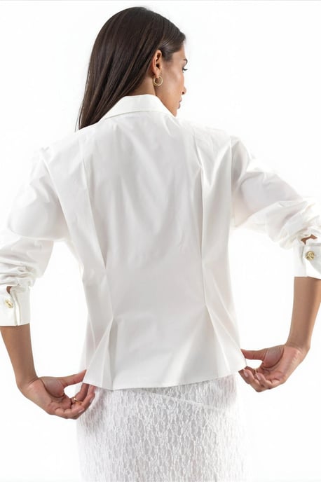 Strak Fitted Overhemd met Knopdetails - Image 3