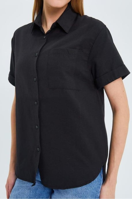 Korte Mouw Shirt met Zakken - Image 4