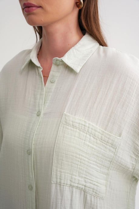 Oversized Shirt met Pocketdetail - Image 6