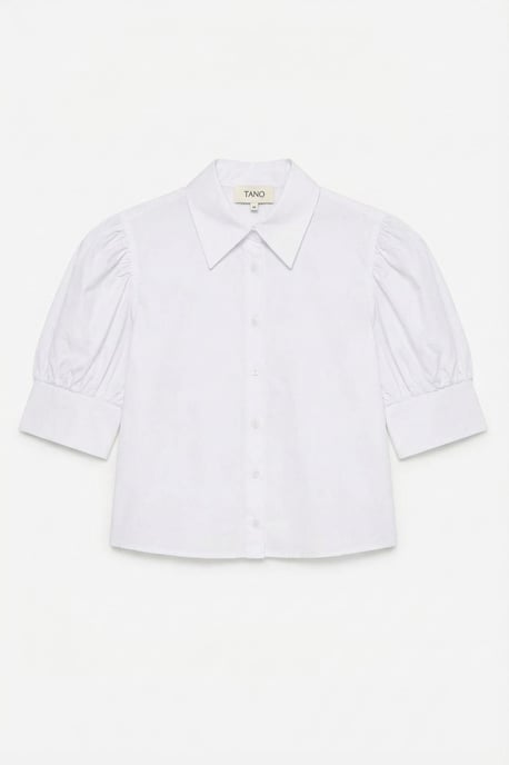 Geknoopt Poplin Shirt met Overhemdkraag - Image 6