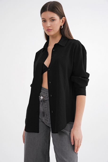 Ontspannen Pasvorm Poplin Shirt - Image 5